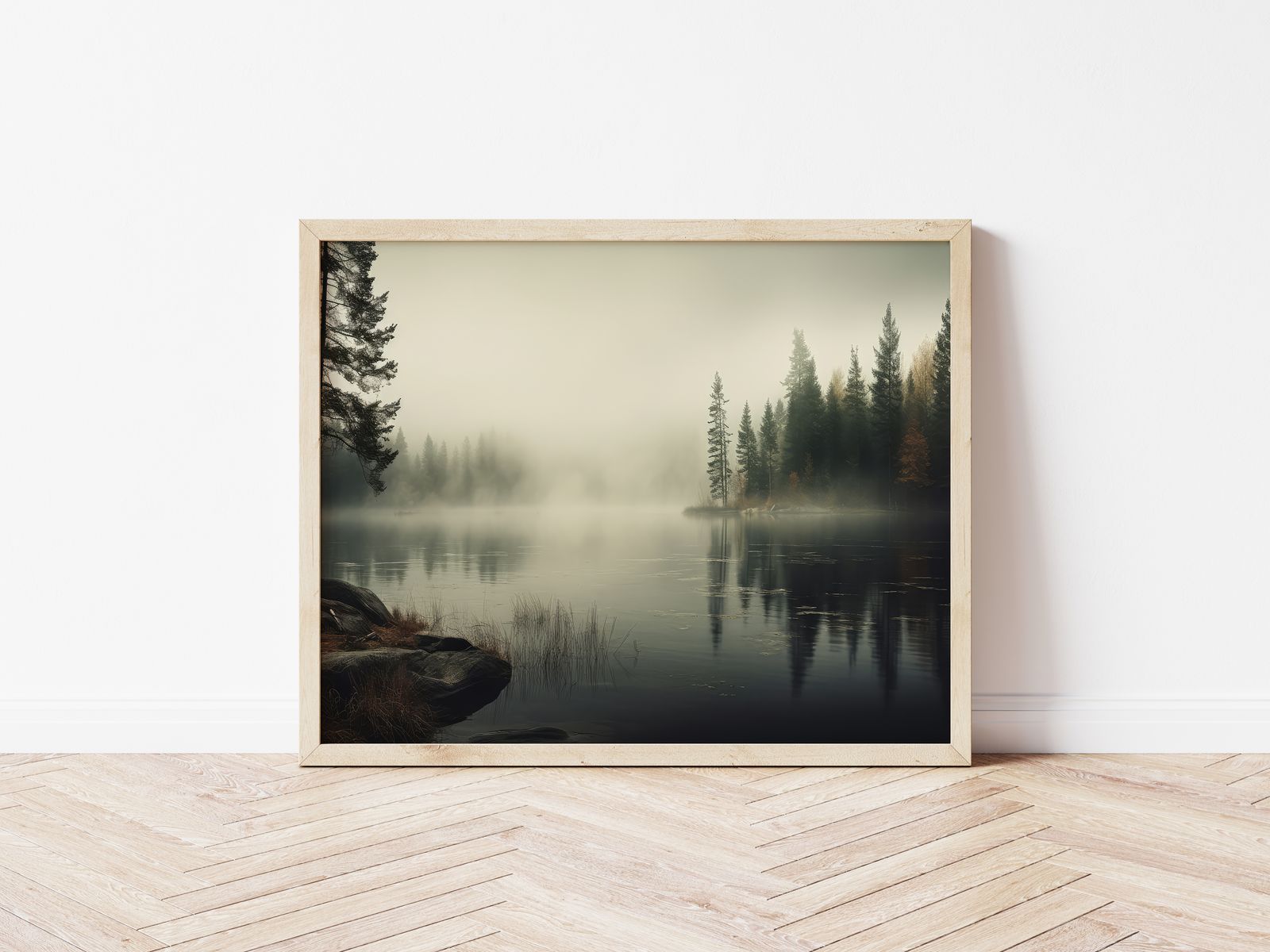 Poster - Dimma Sjö Reflektion