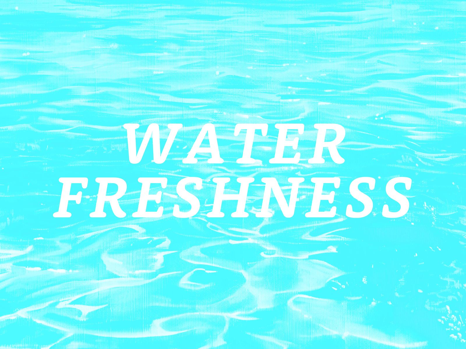 Affisch - Vatten Fräschhet
