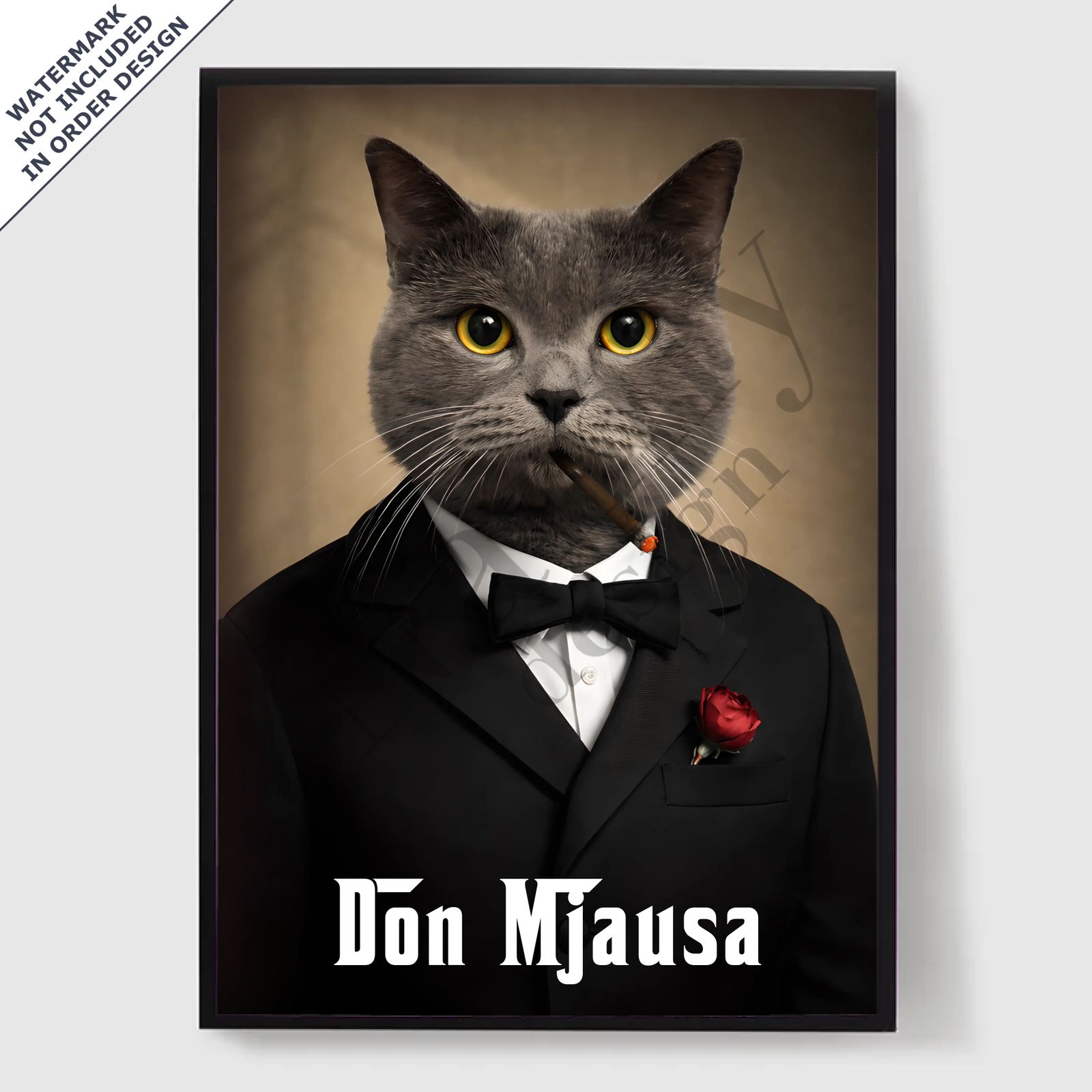 Personlig Poster - KattFadern - AI Poster