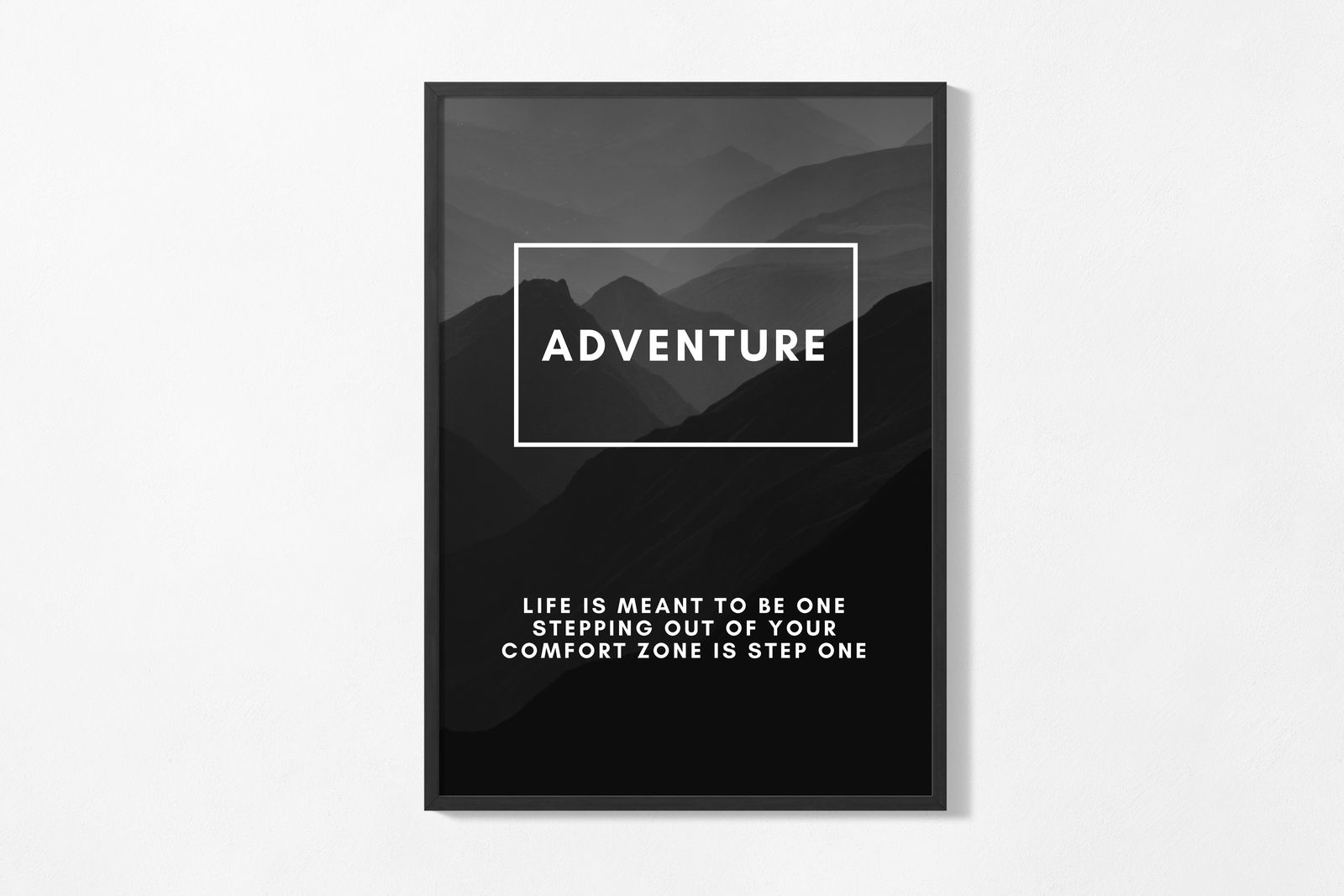 Poster - Adventure Citat