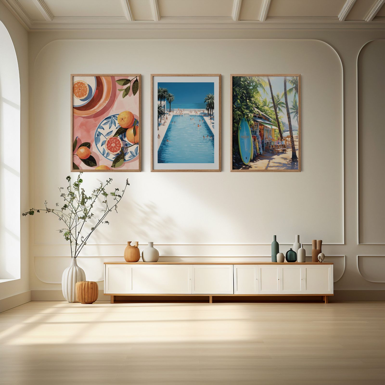 Poster - Sommarvibbar Set om 3
