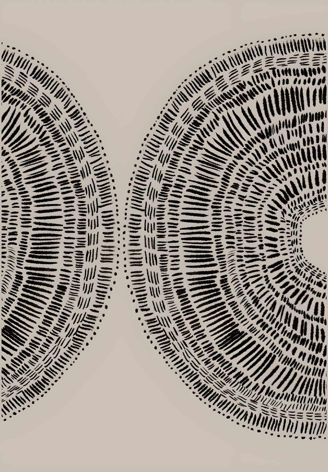 Poster - Abstrakt Cirkeldesign