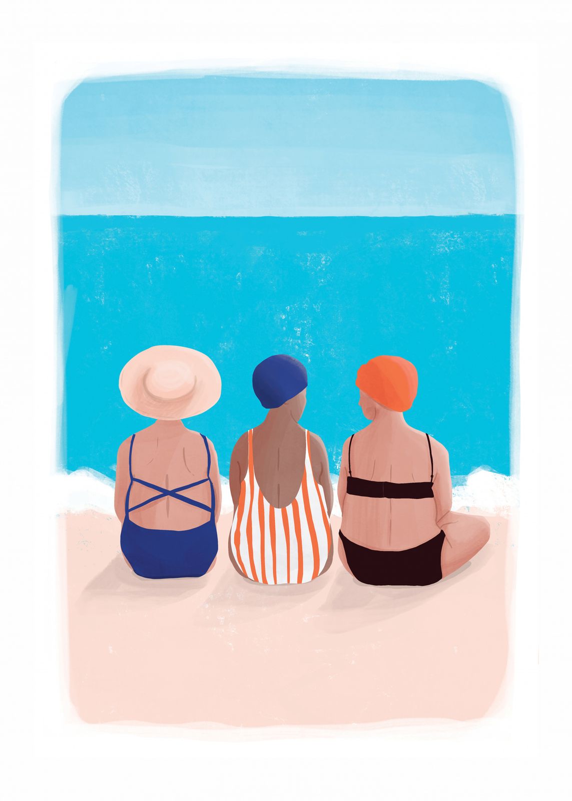 Poster - Strandtrio