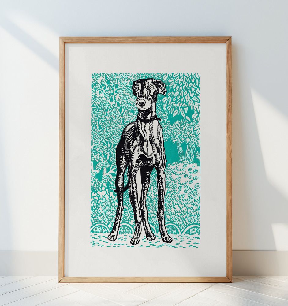 Poster - Moriz Jung Hund