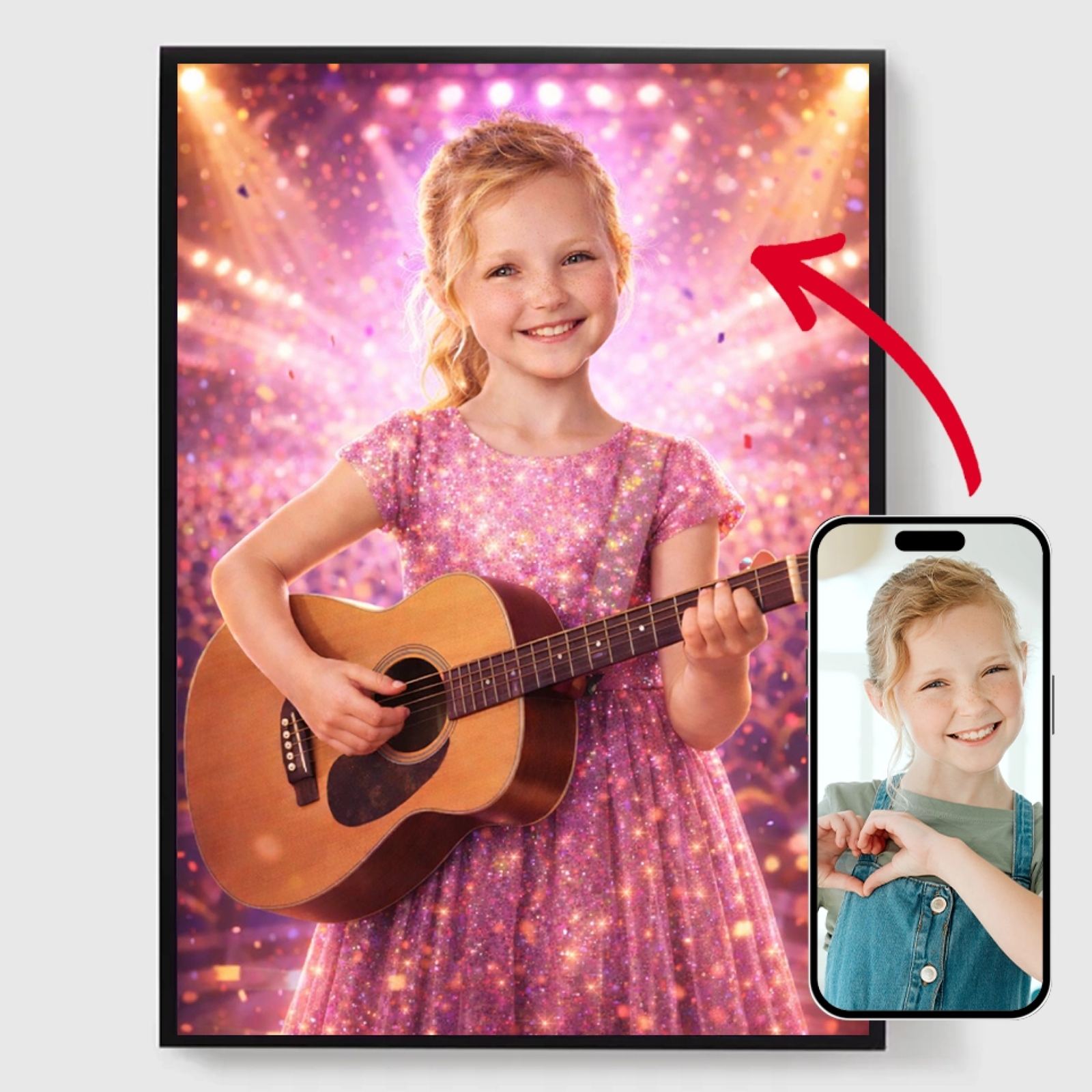 Personlig Poster - Barnmusiker - AI Poster