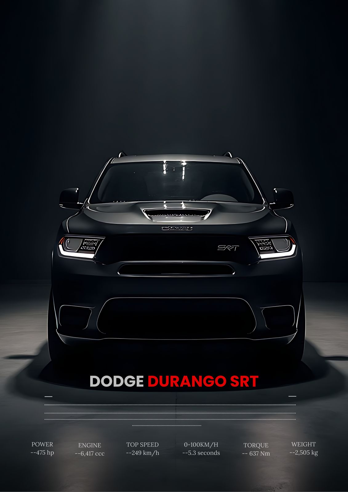 Poster - Dodge och Toyota Bilar / Set av 3