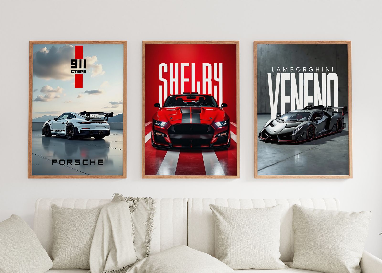 Poster - Bilsamling / Set of 3