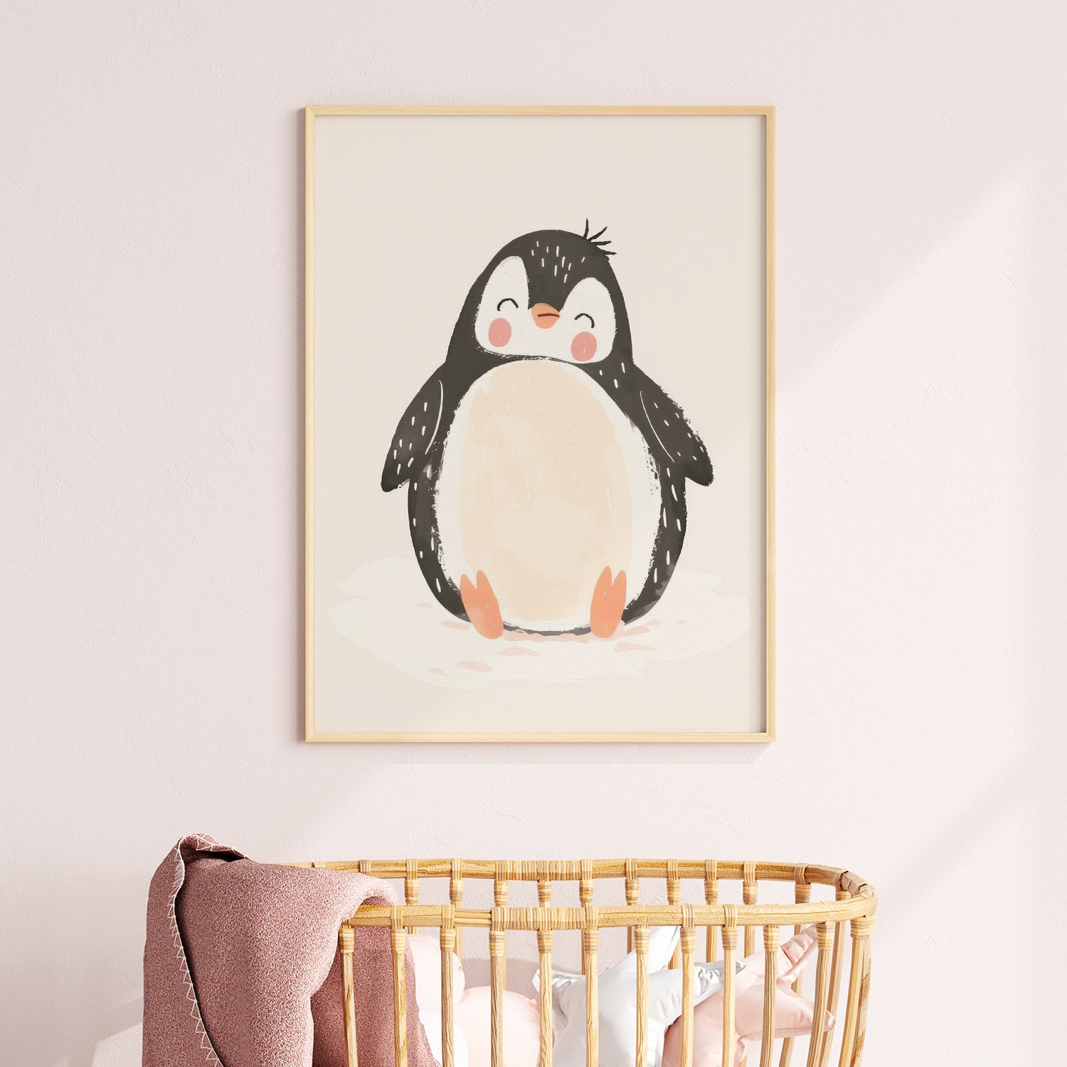 Poster - Söt Pingvin