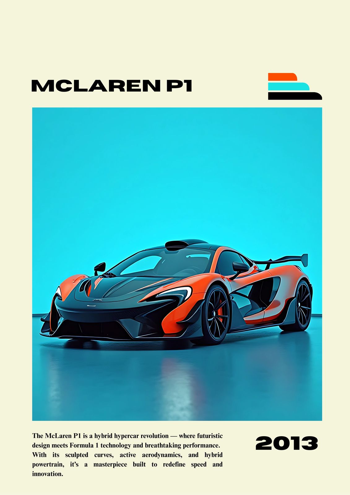 Poster - McLaren P1 2013