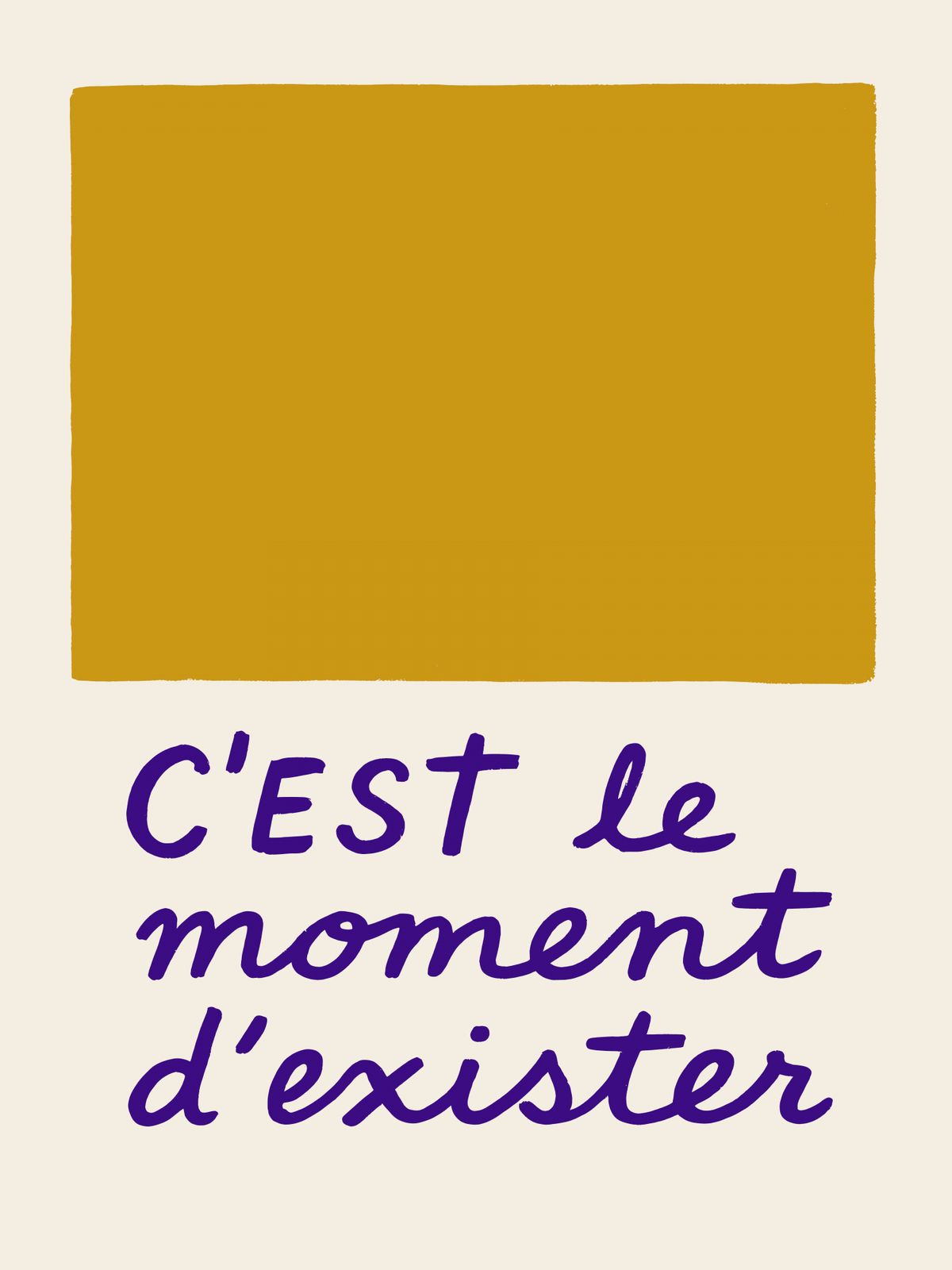 Affisch - C'est le moment