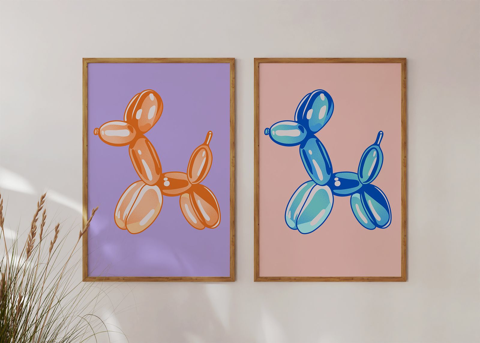 Poster - Ballonghundkonst / Set med 2