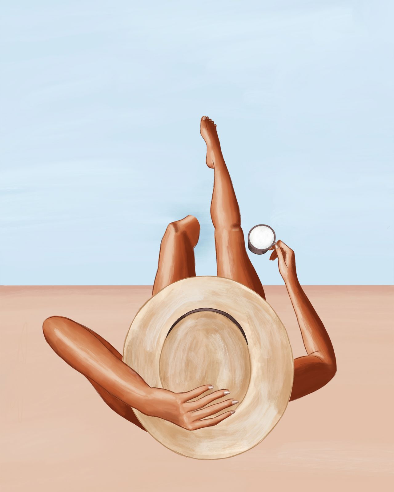 Poster - Avkoppling i Solen