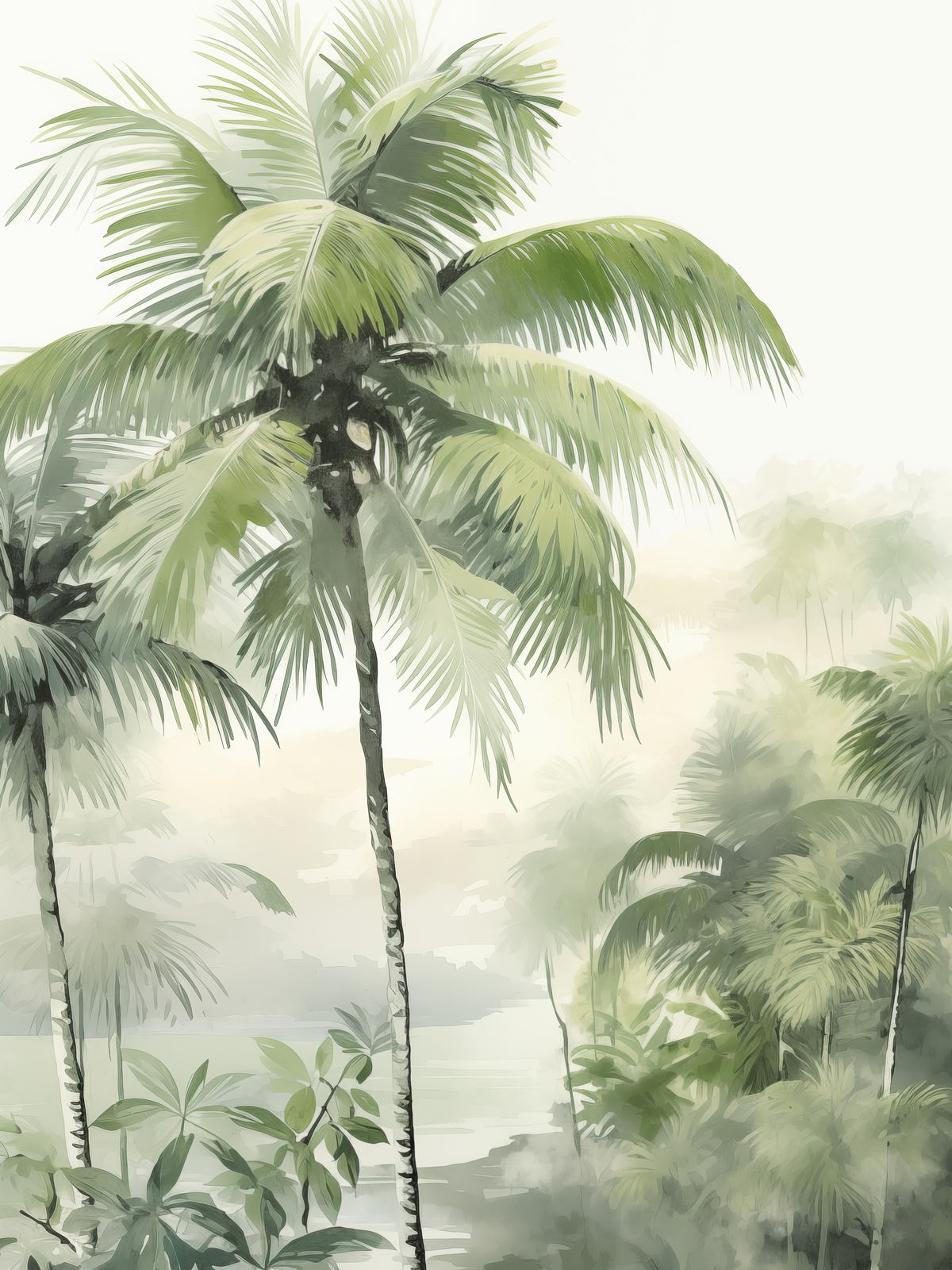 Poster - Tropisk Palm