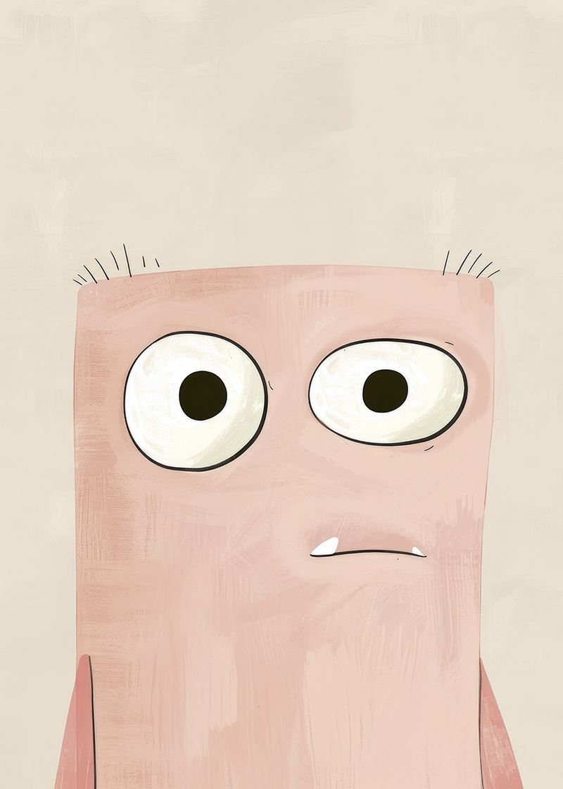 Poster - Söt Monster