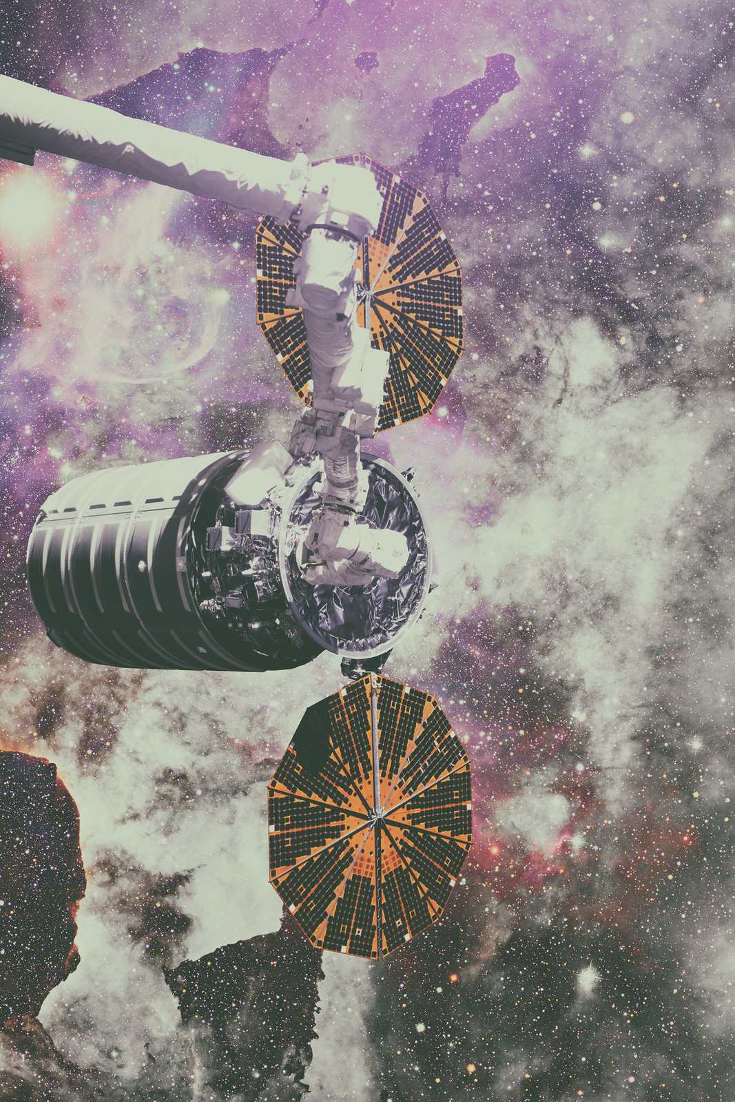 Poster - Rymdsatellit