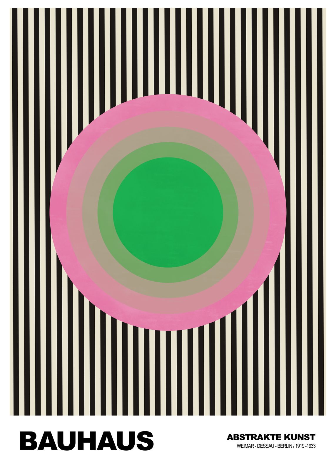 Poster - Bauhaus Abstrakt Konst