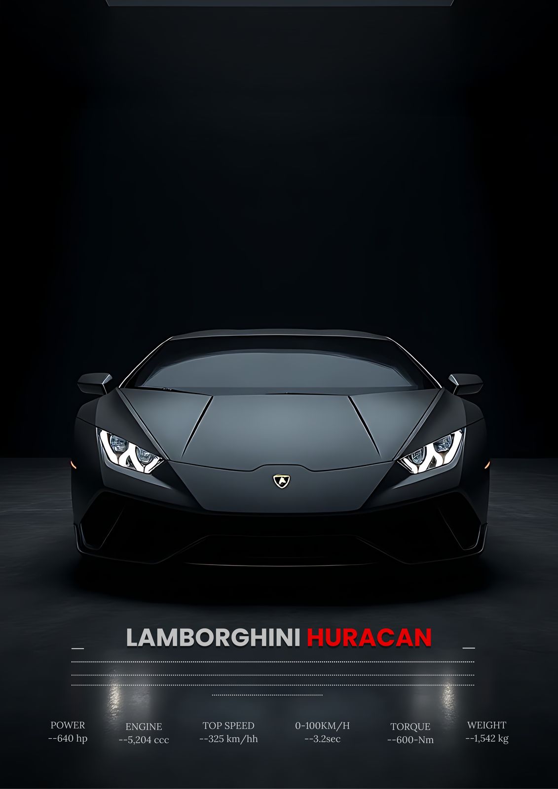 Poster - Lamborghini Huracan