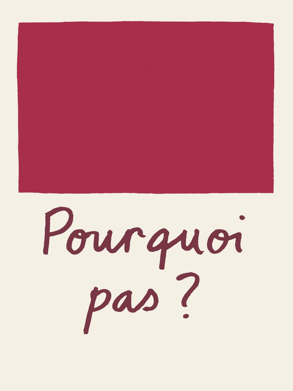 Poster - Pourquoi Pas?