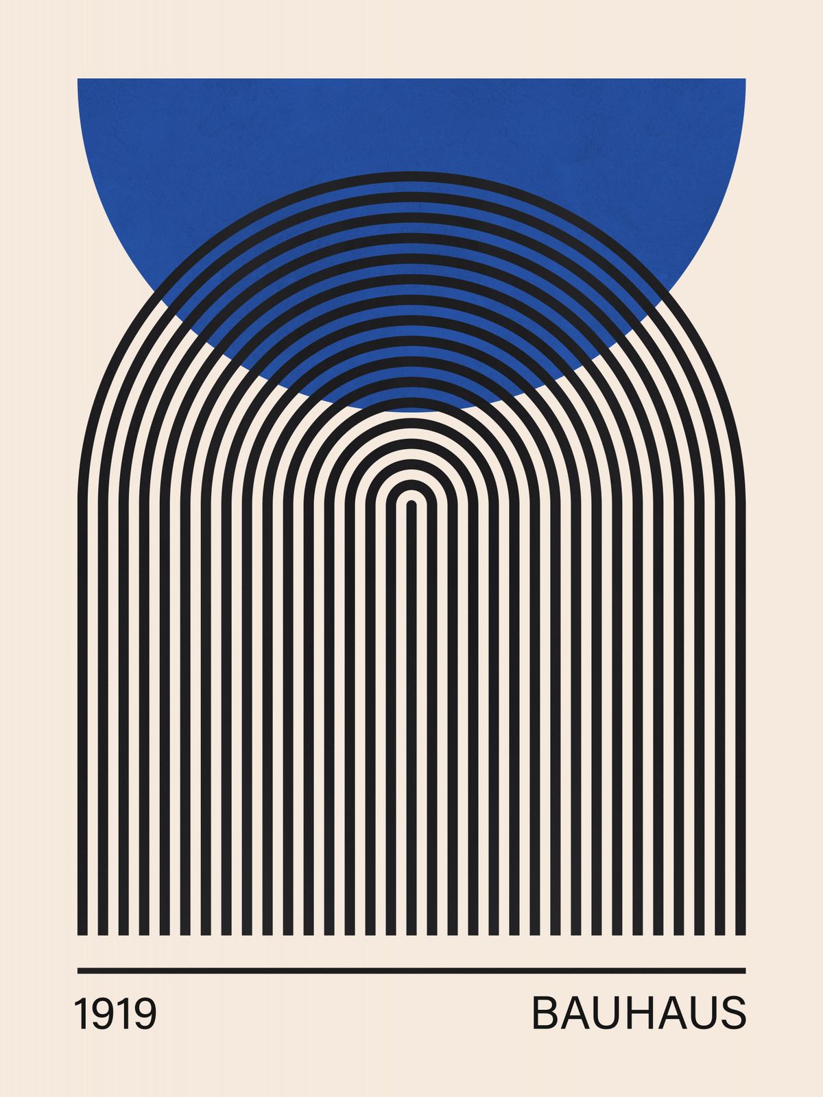 Poster - Bauhaus 1919