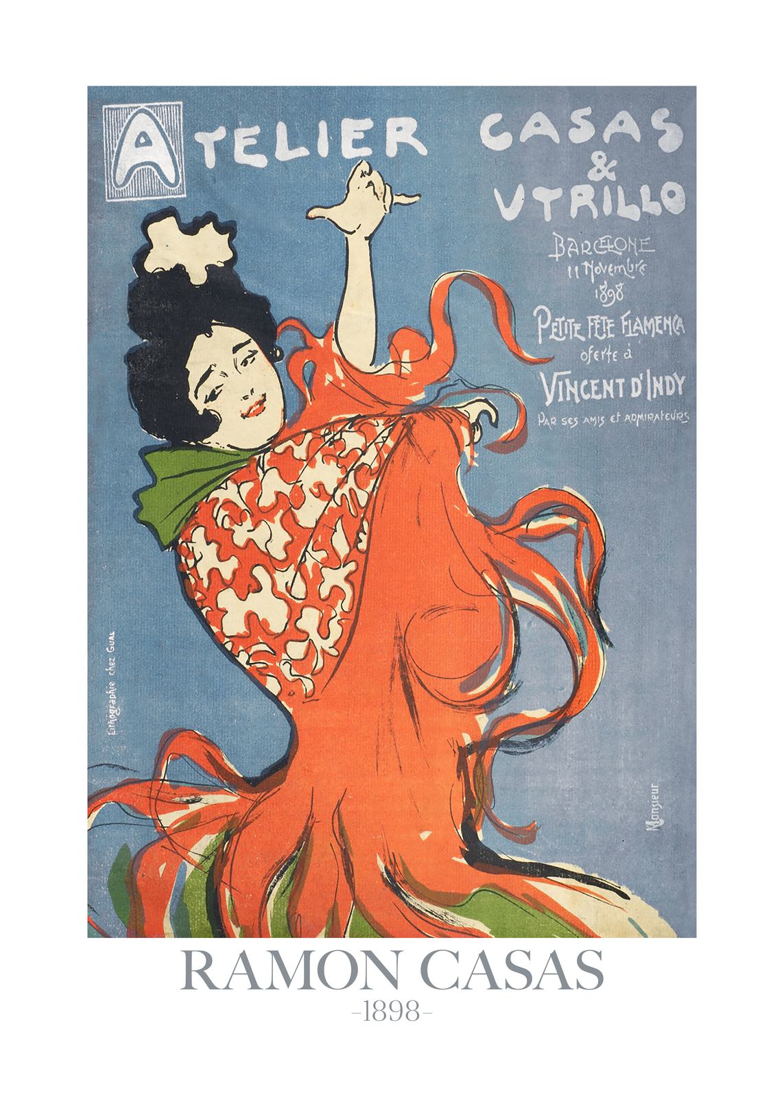 Poster - Atelier Casas 1898