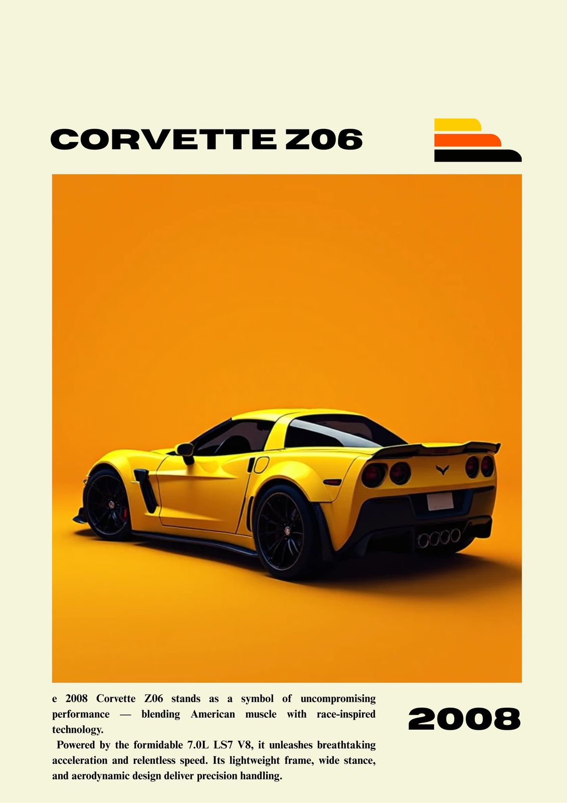 Poster - Corvette Z06