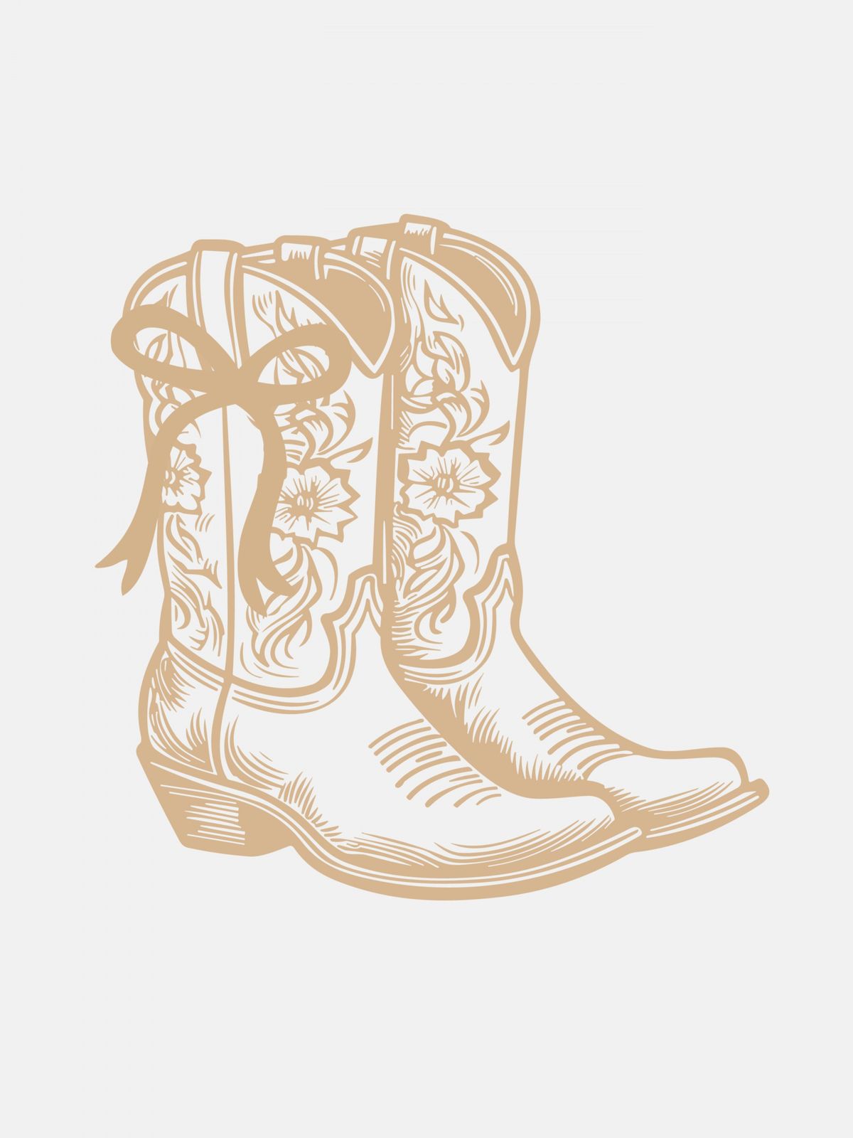 Affisch - Cowboy Boots Konst