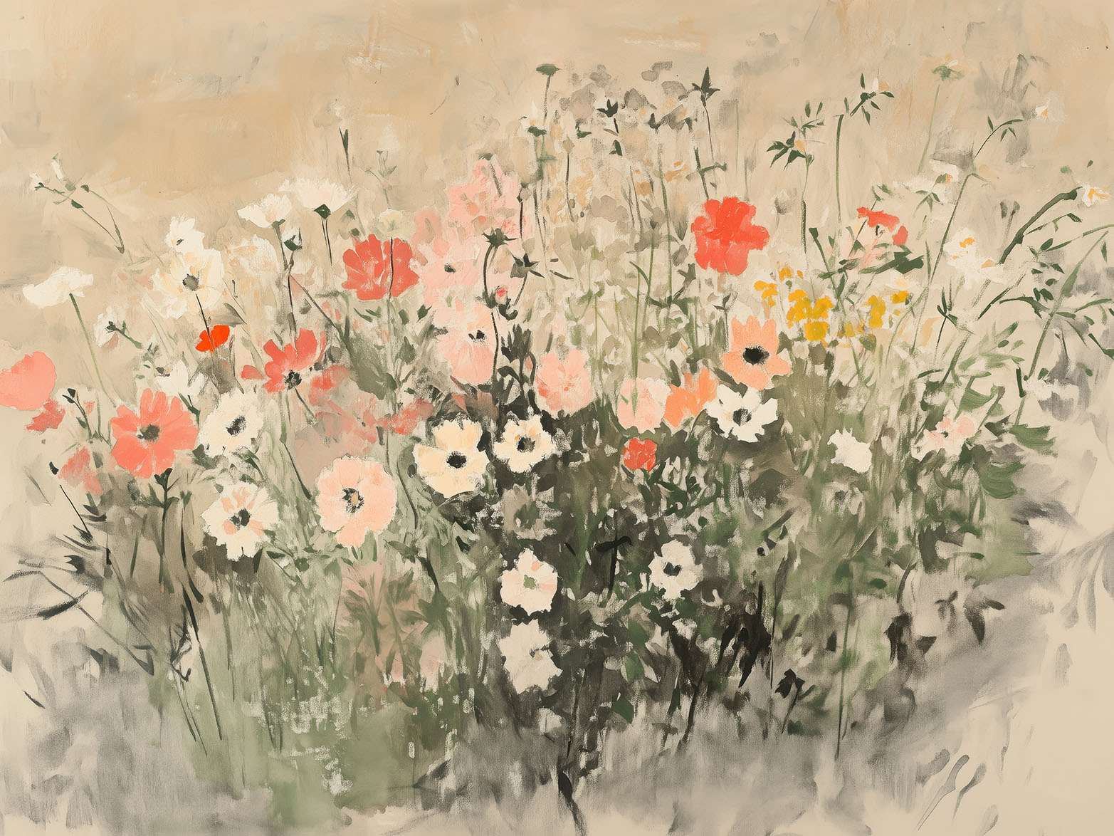 Poster - Ängsblommor