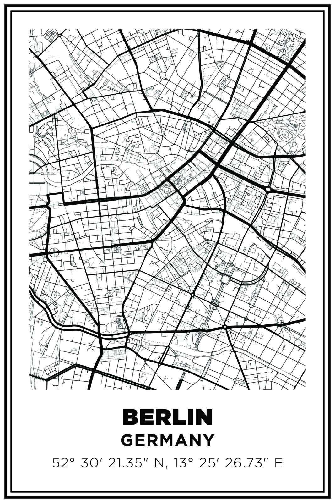 Berlin Kartposter
