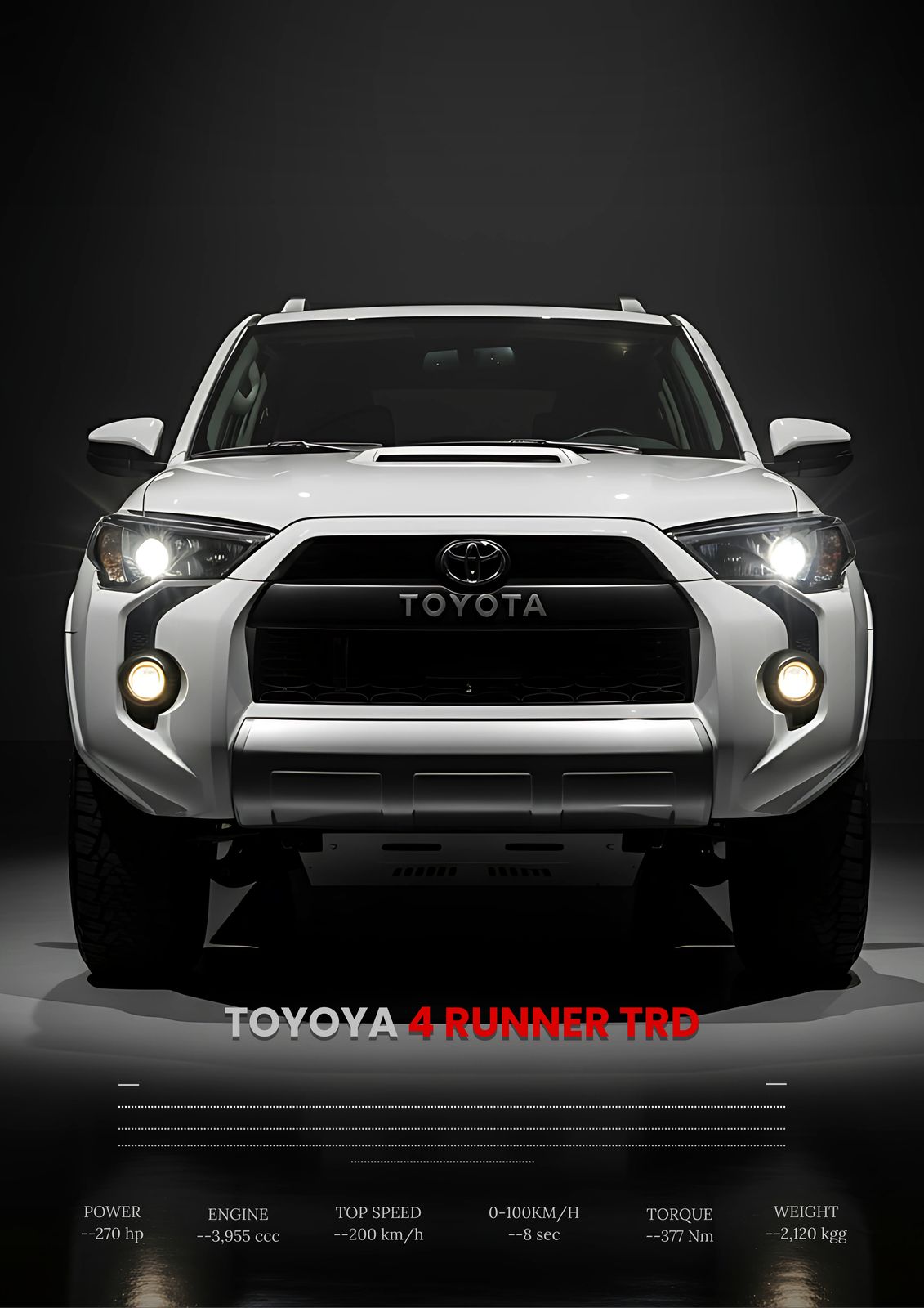 Poster - Toyota 4 Runner TRD