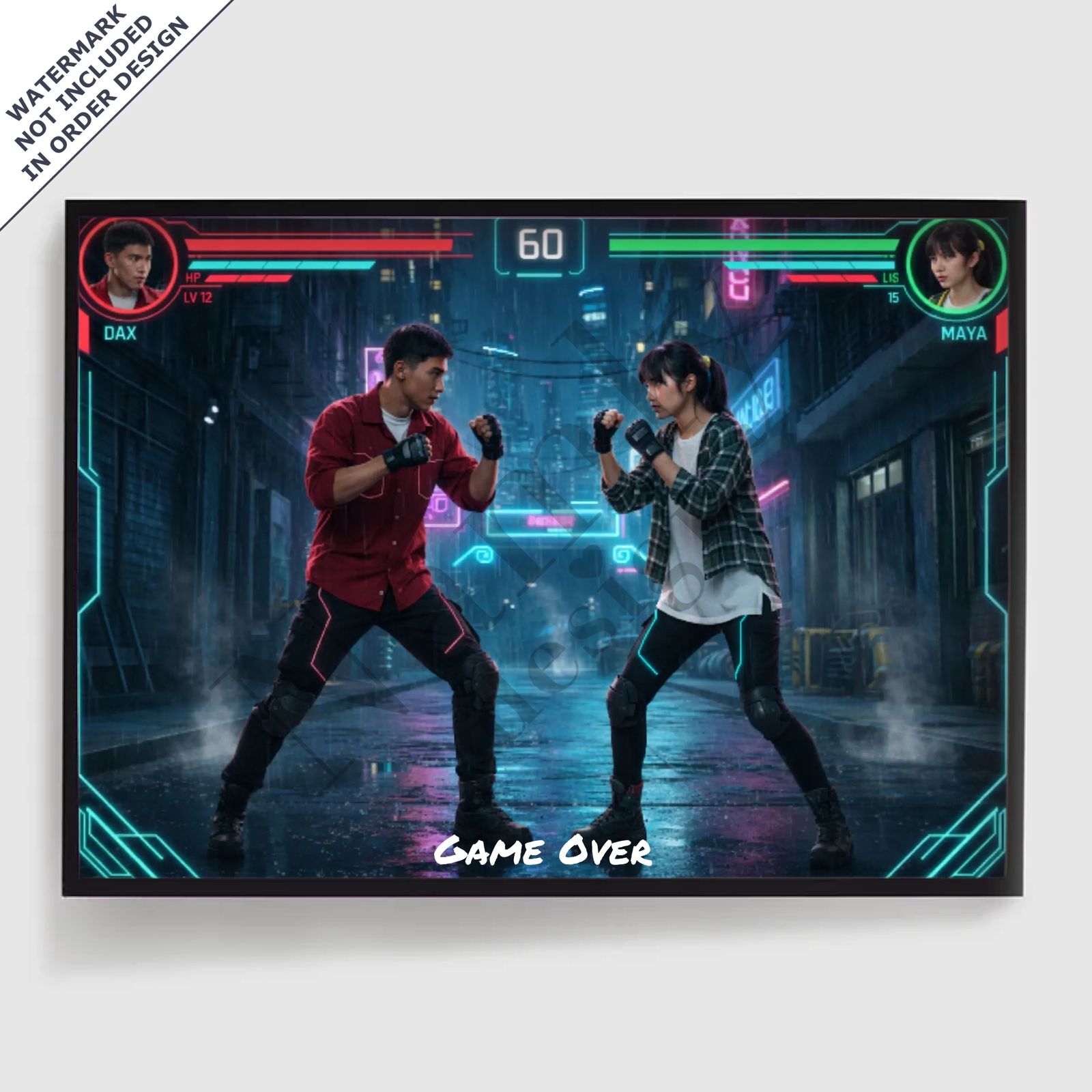 Personlig Poster - Kampsport Videospel - AI Poster