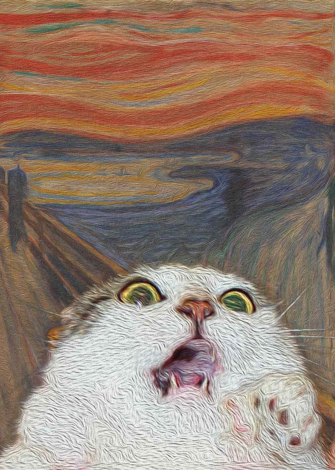 Poster - Skriket Katt
