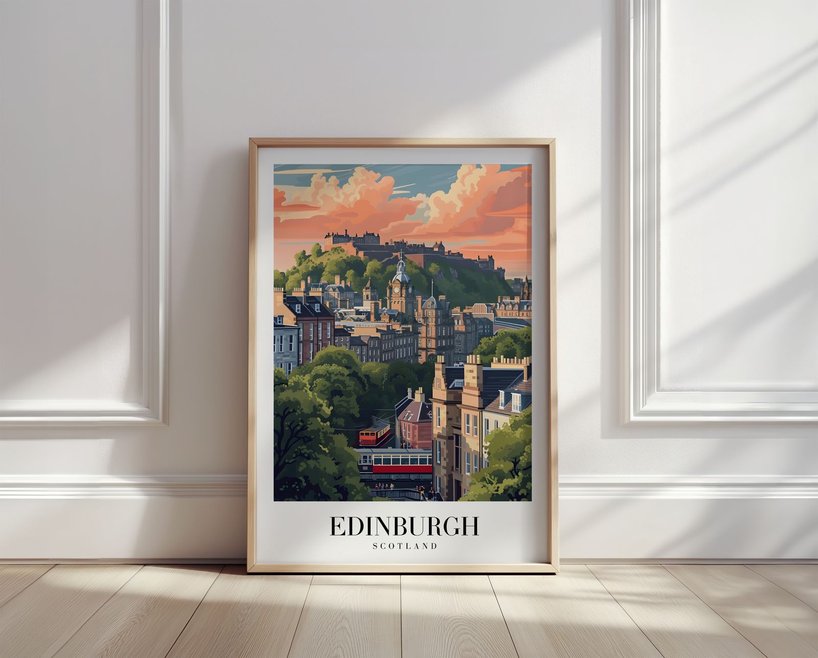 Poster - Edinburgh landskap
