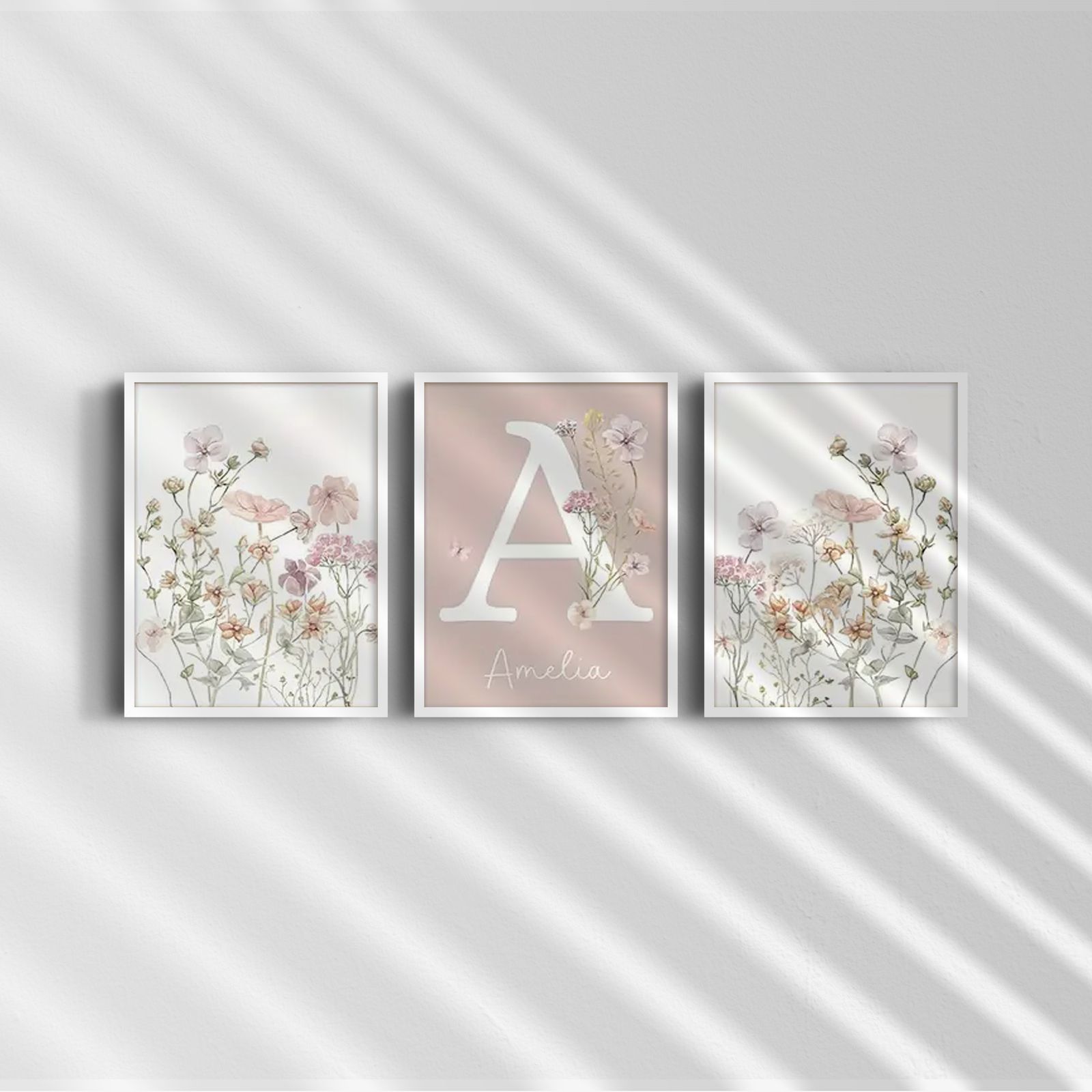Poster - Blomstergissning / Set of 3