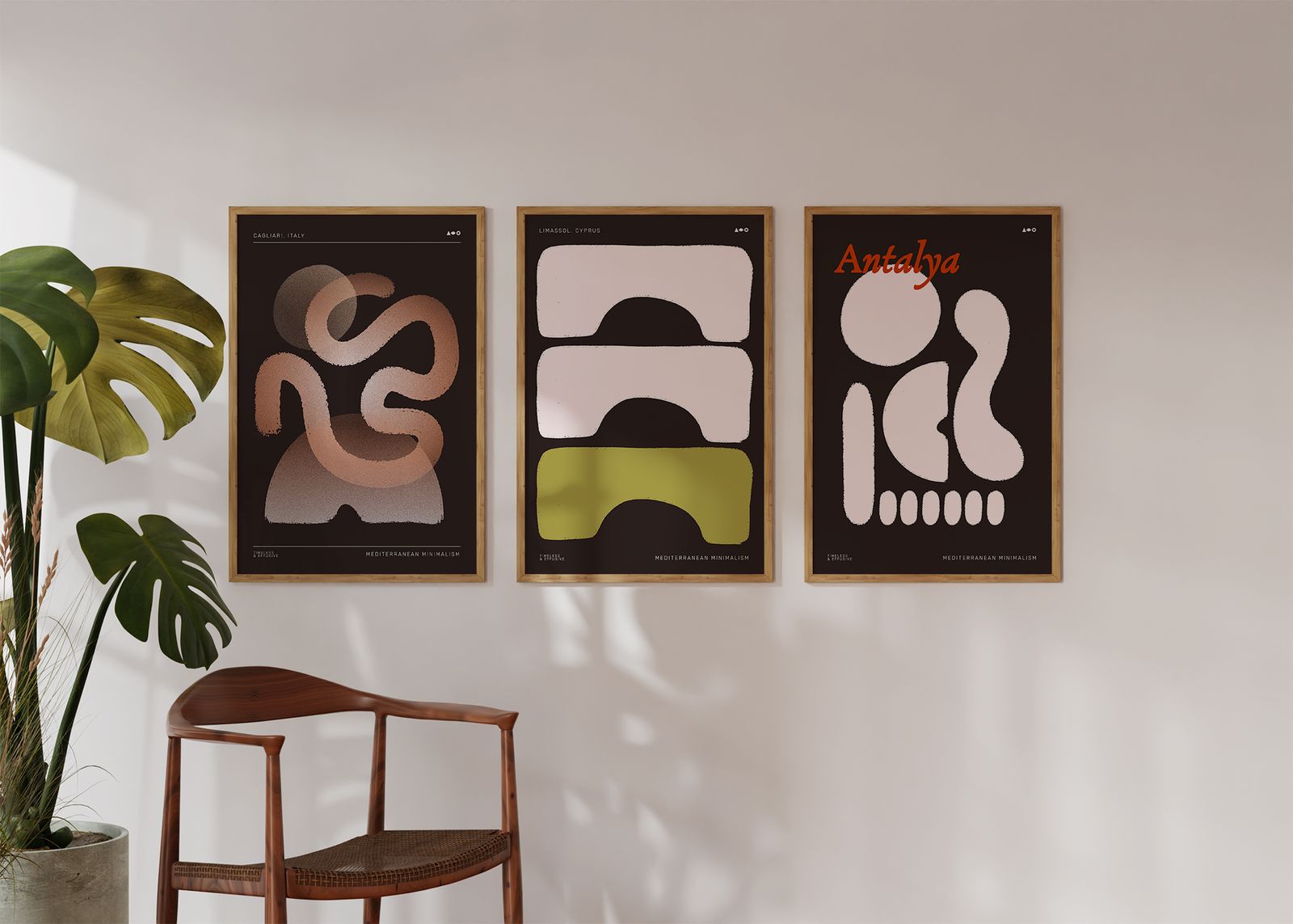 Poster - Tidlös Medelhavet / Set av 3