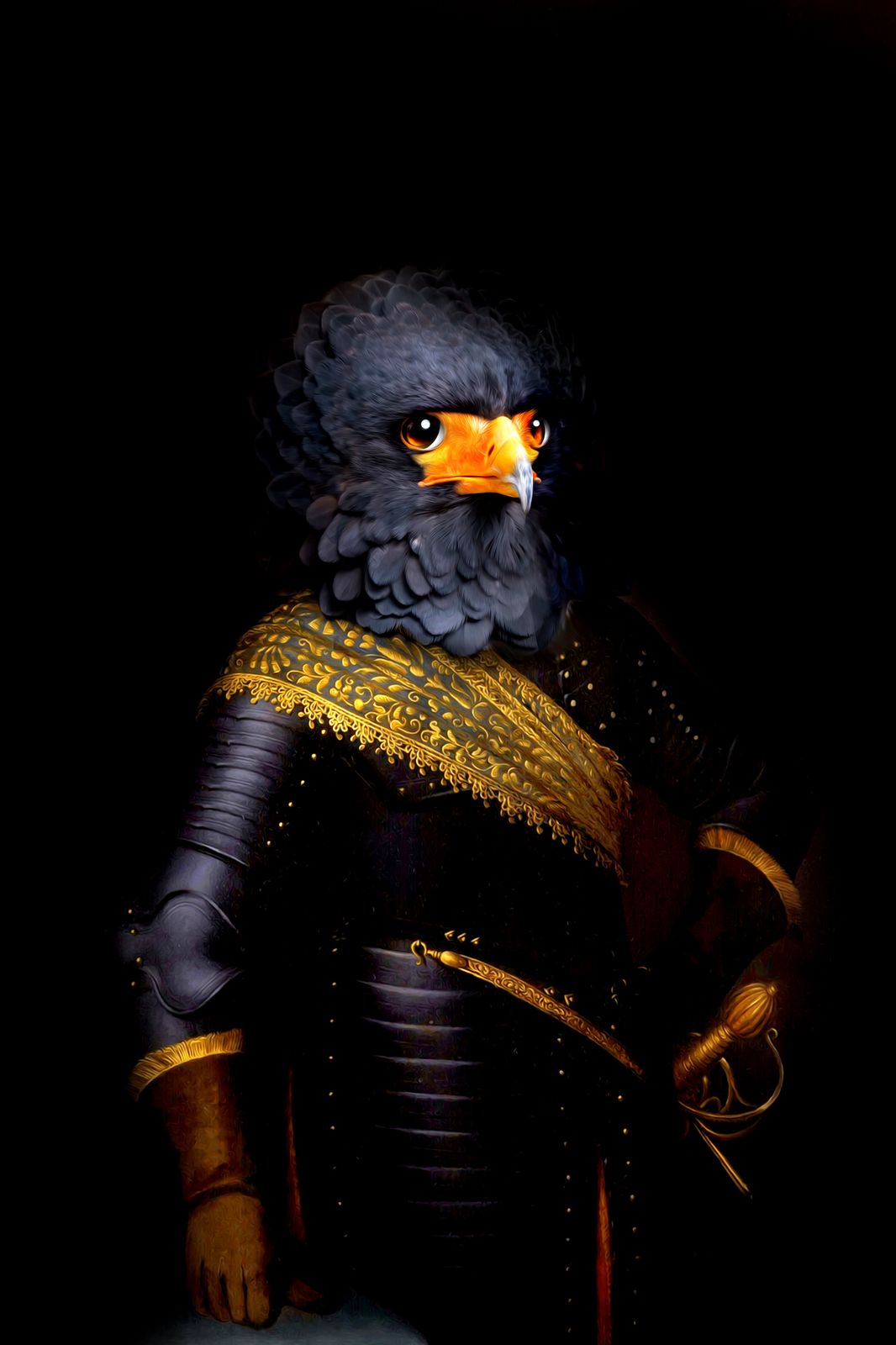 Poster - Regal Gerig fågel