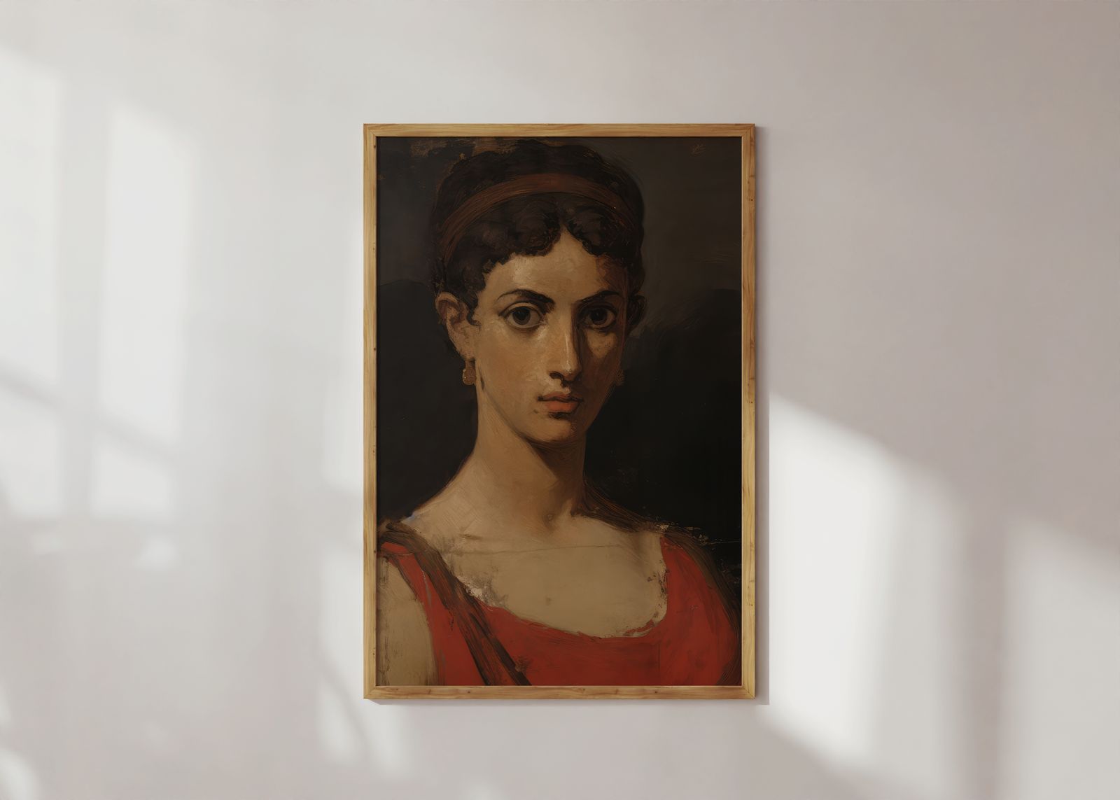 Poster - Porträtt av en ung kvinna