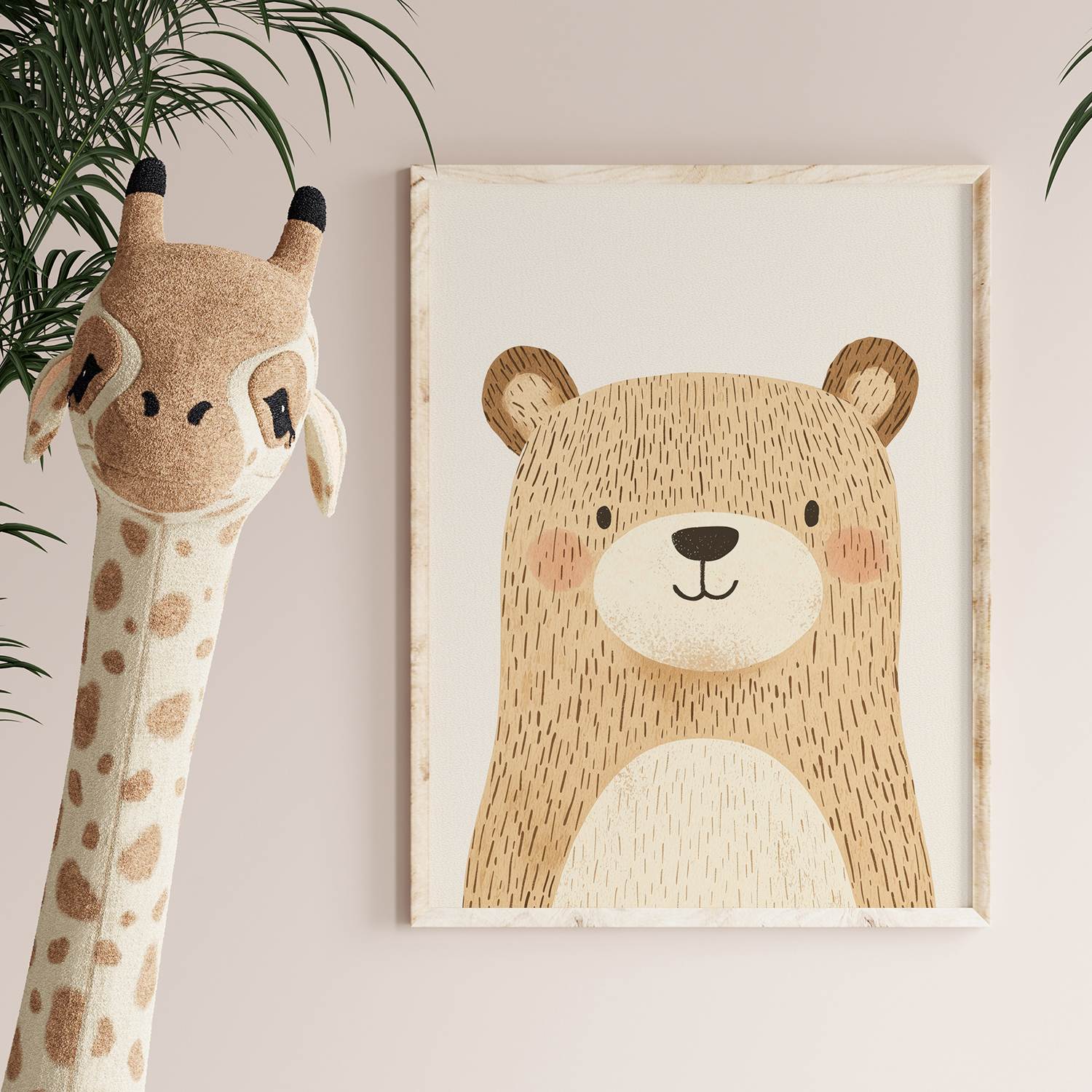 Poster - Söt Björnillustration