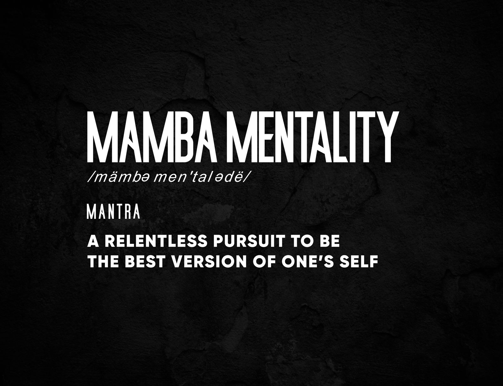 Poster - Mamba Mentalitet