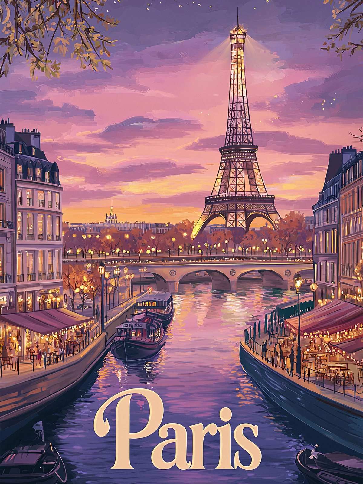 Poster - Paris Eiffeltornet