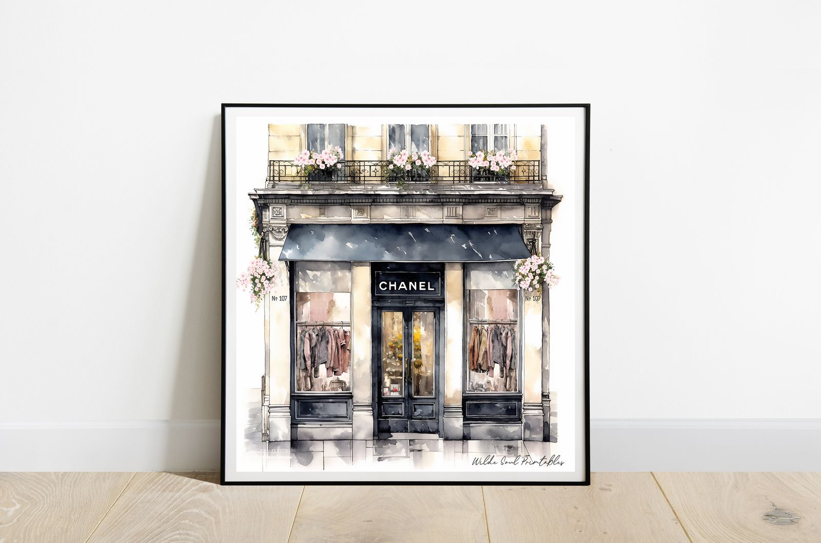 Chanel Storefront Väggaffisch