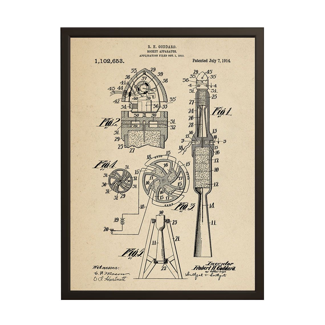 Patentritningsposter - Rocket Apparatus