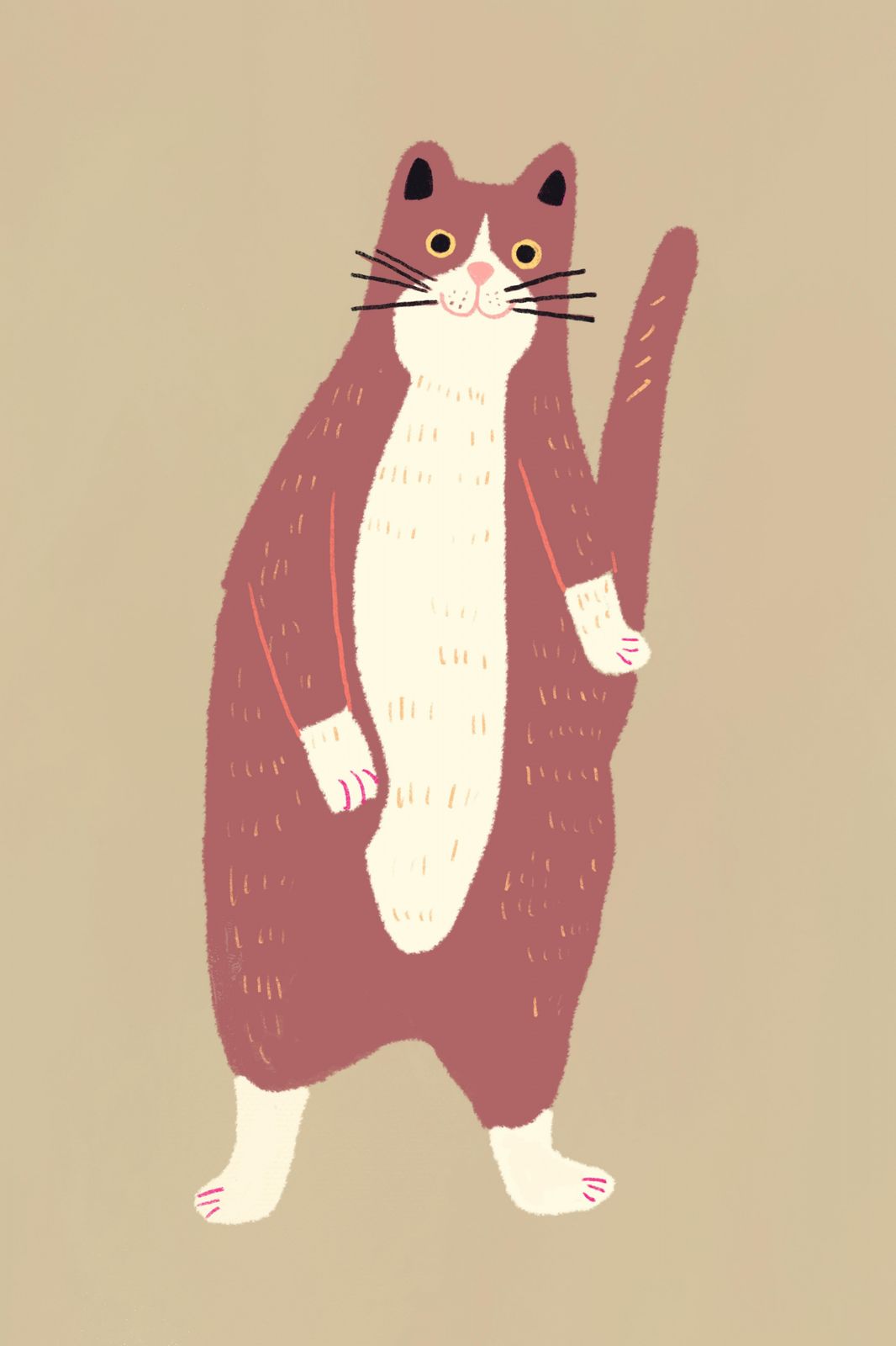 Poster - Lekfull Katt