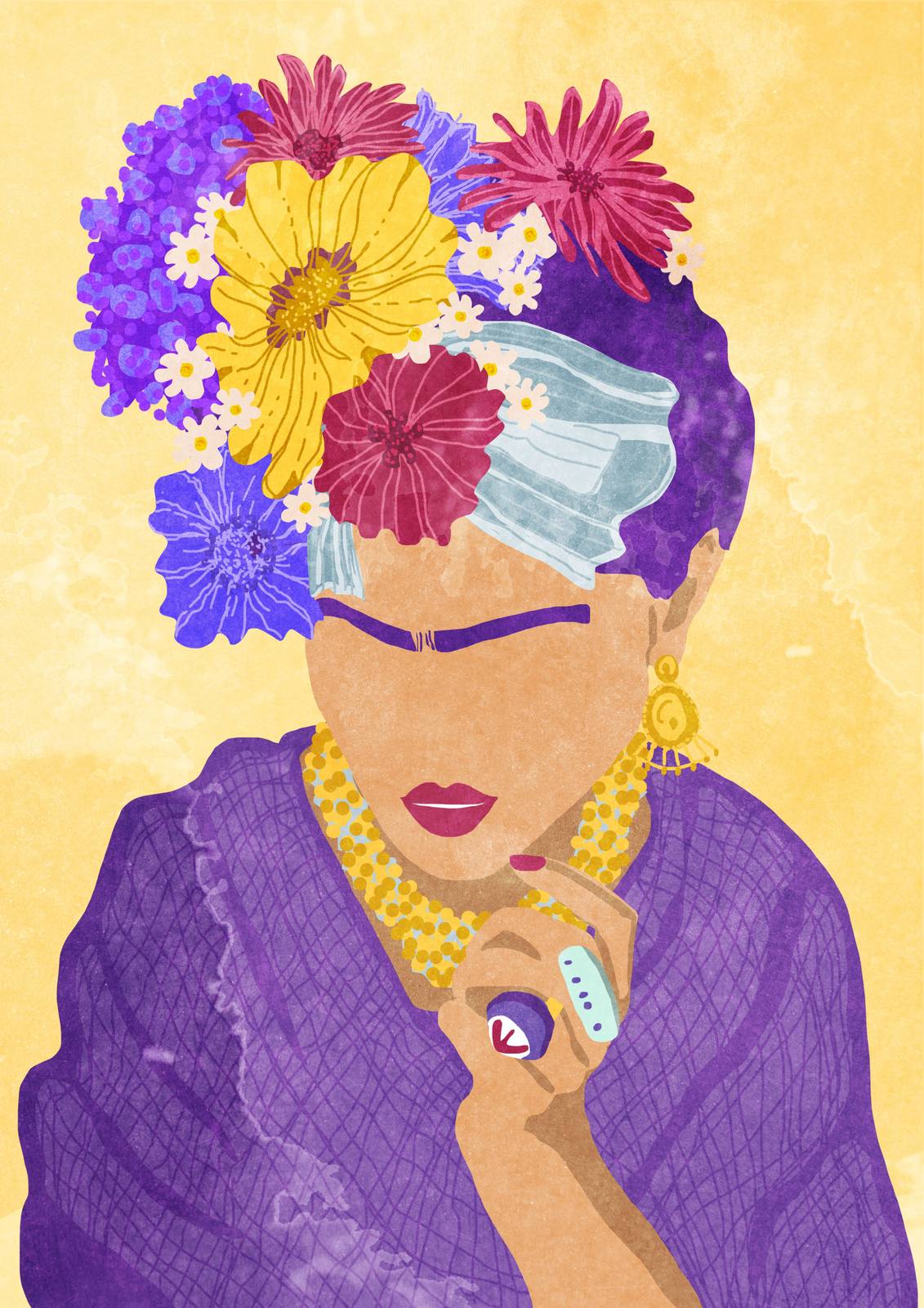 Poster - Frida Kahlo konst