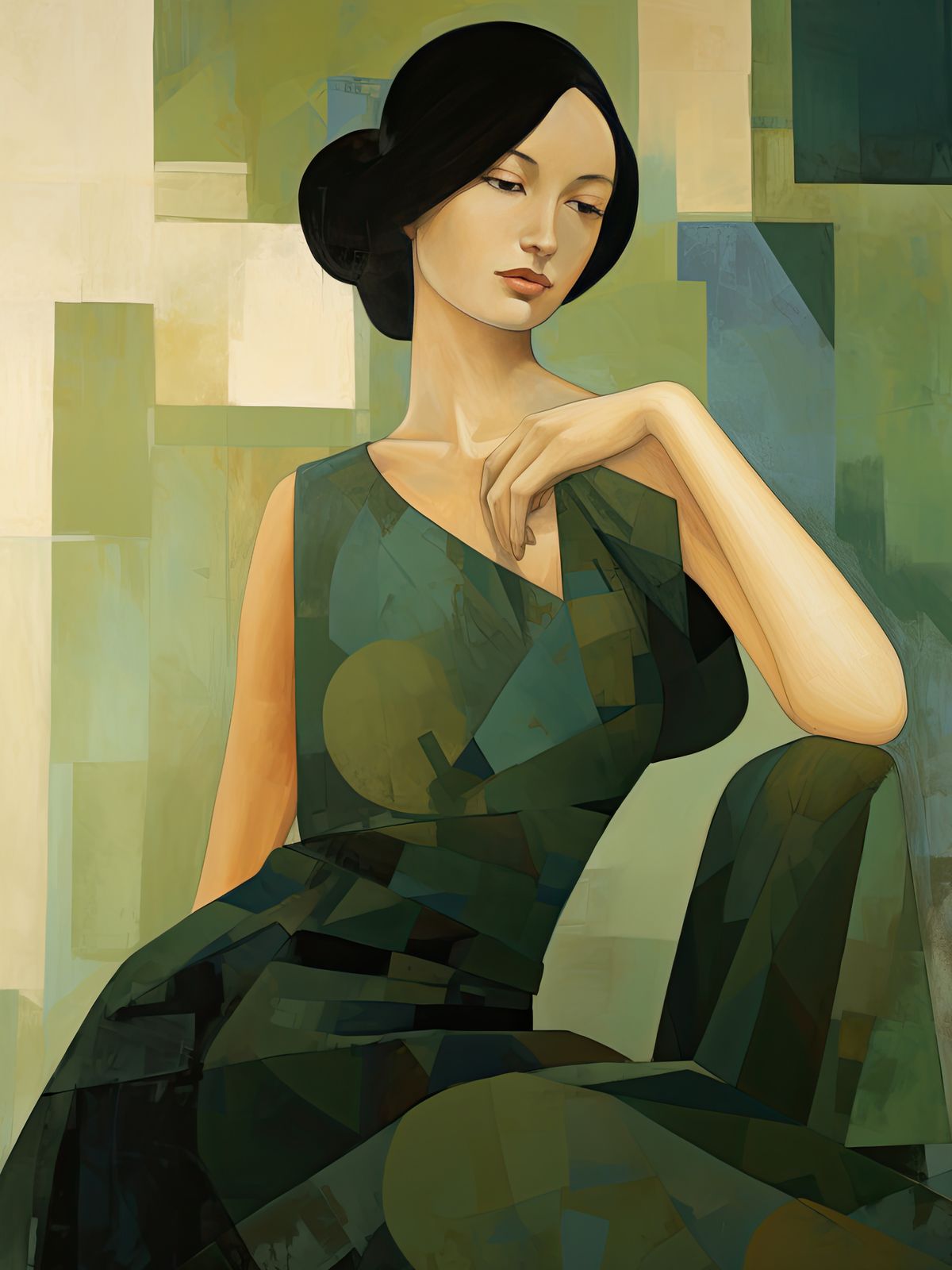 Poster - Elegant Porträtt