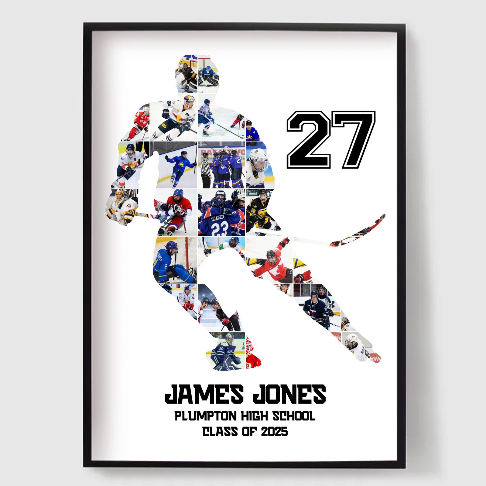 Personlig Poster - Ishockey Fotouppladdning - 29 Foton