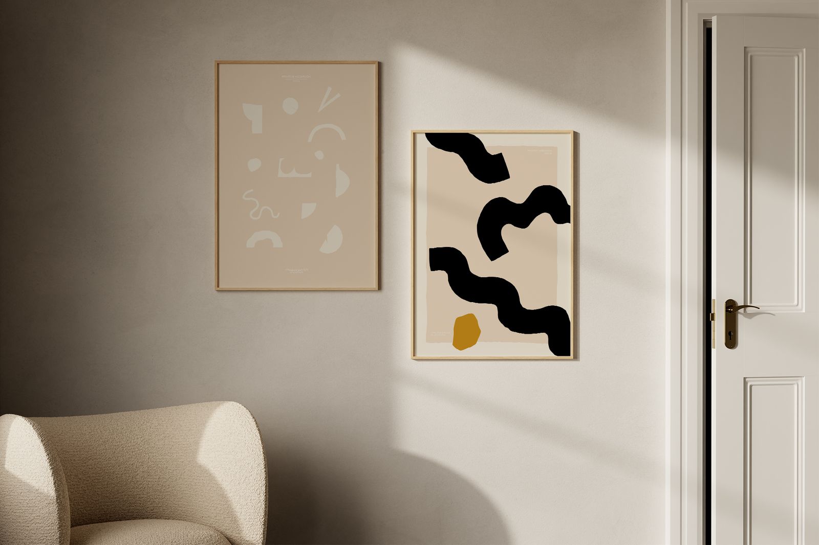Poster - Primitive Modernism Set av 2