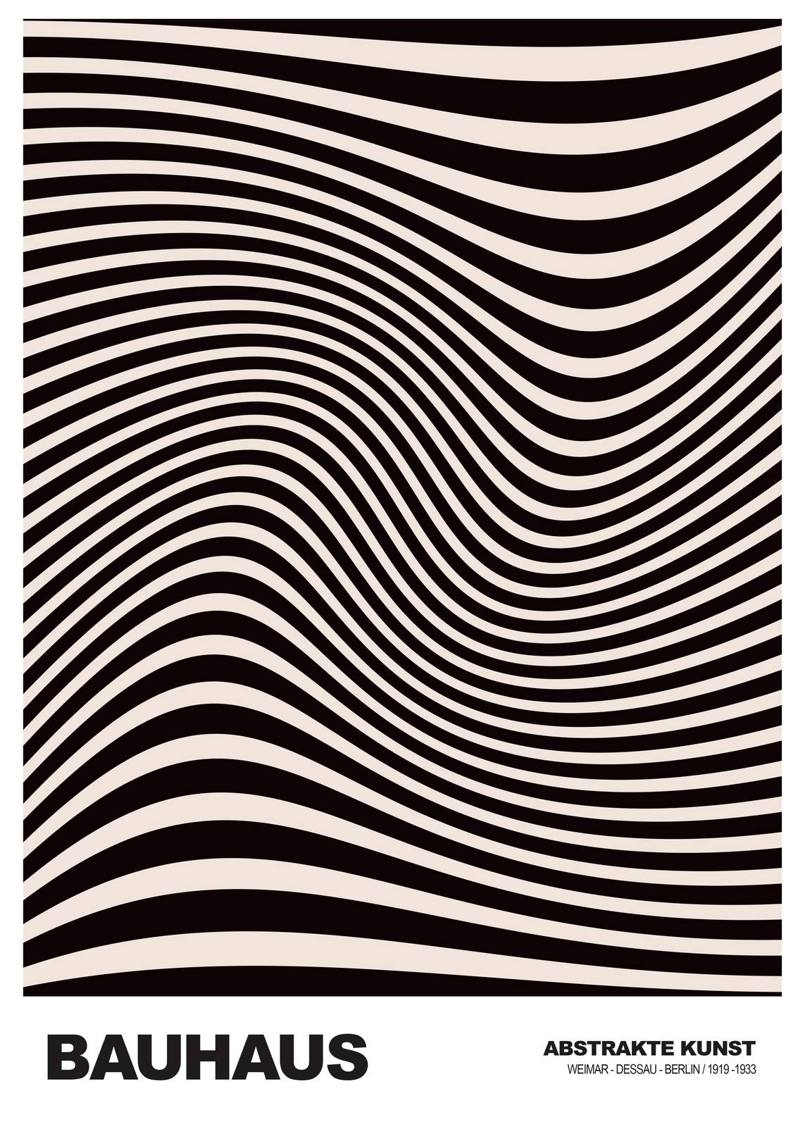 Poster - Bauhaus Abstrakt Konst