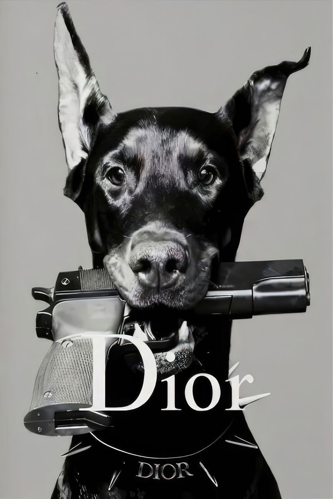 Poster - Hund med Dior