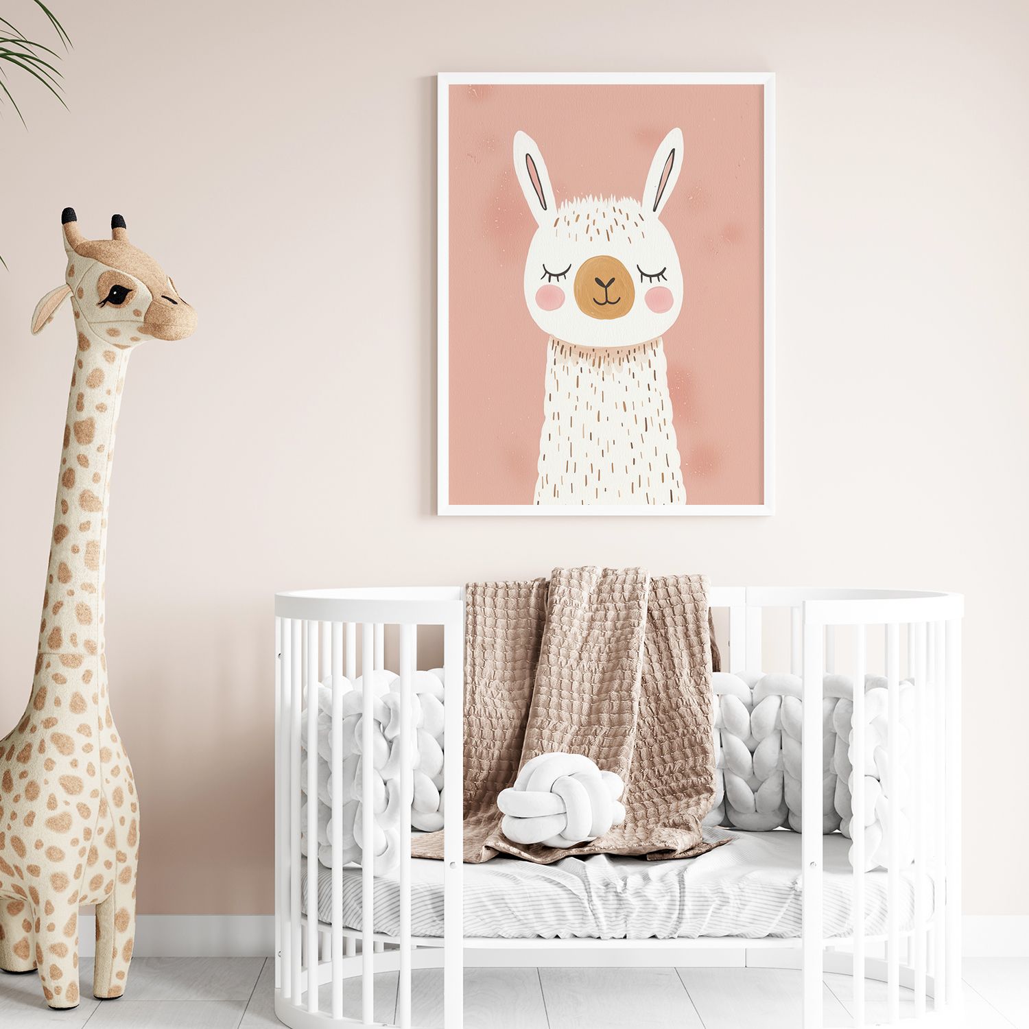 Poster - Gullig Llama