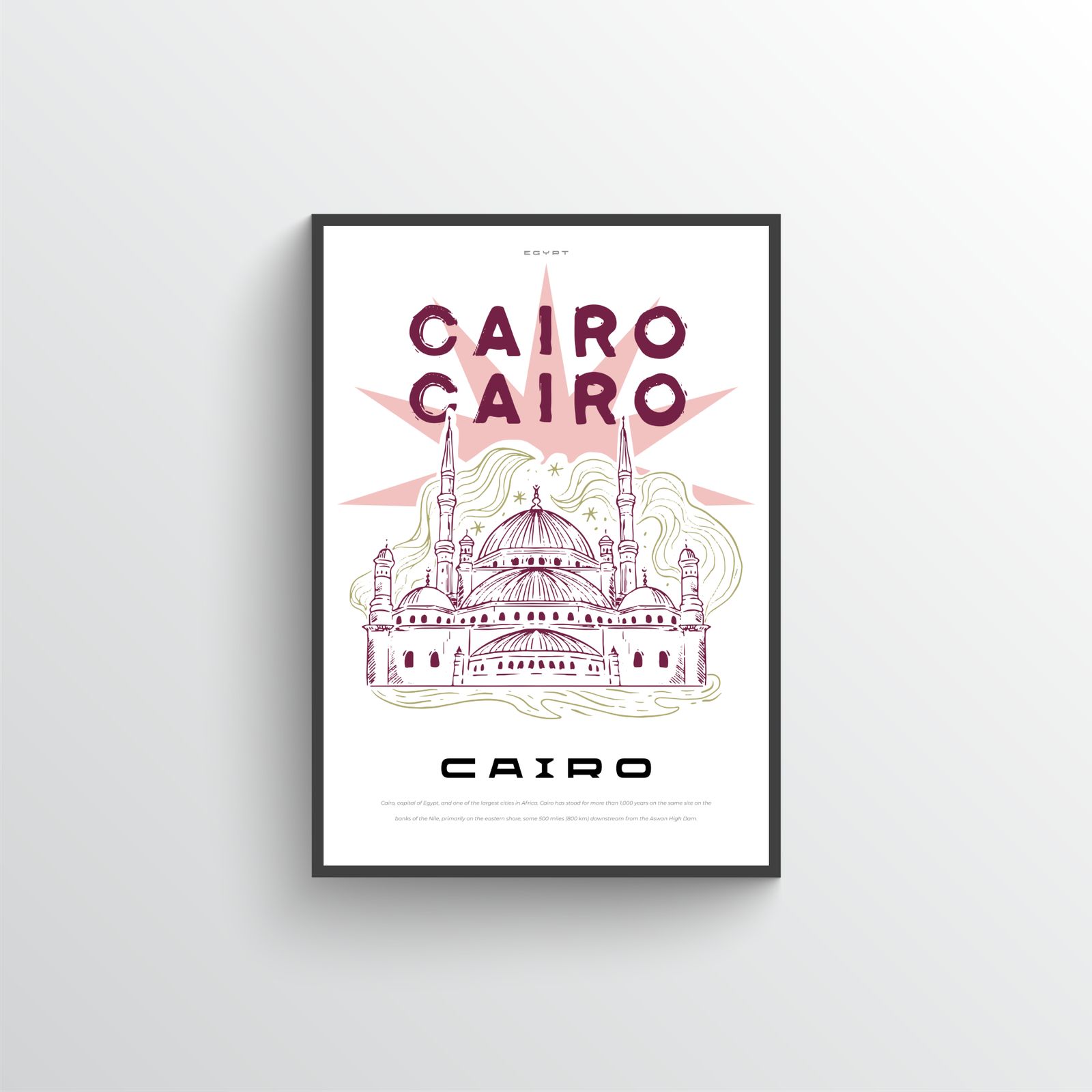 Cairo City Poster